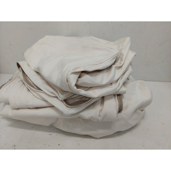 Pottery Barn- Comfort Roll Arm Loveseat Slipcover Box Washed Linen, Ivory, OPEN - Picture 11 of 12